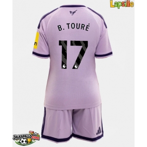 Newcastle United Bazoumana Toure #17 Kolmaspaita Lapsille 2026-27 Lyhythihainen (+ shortsit)